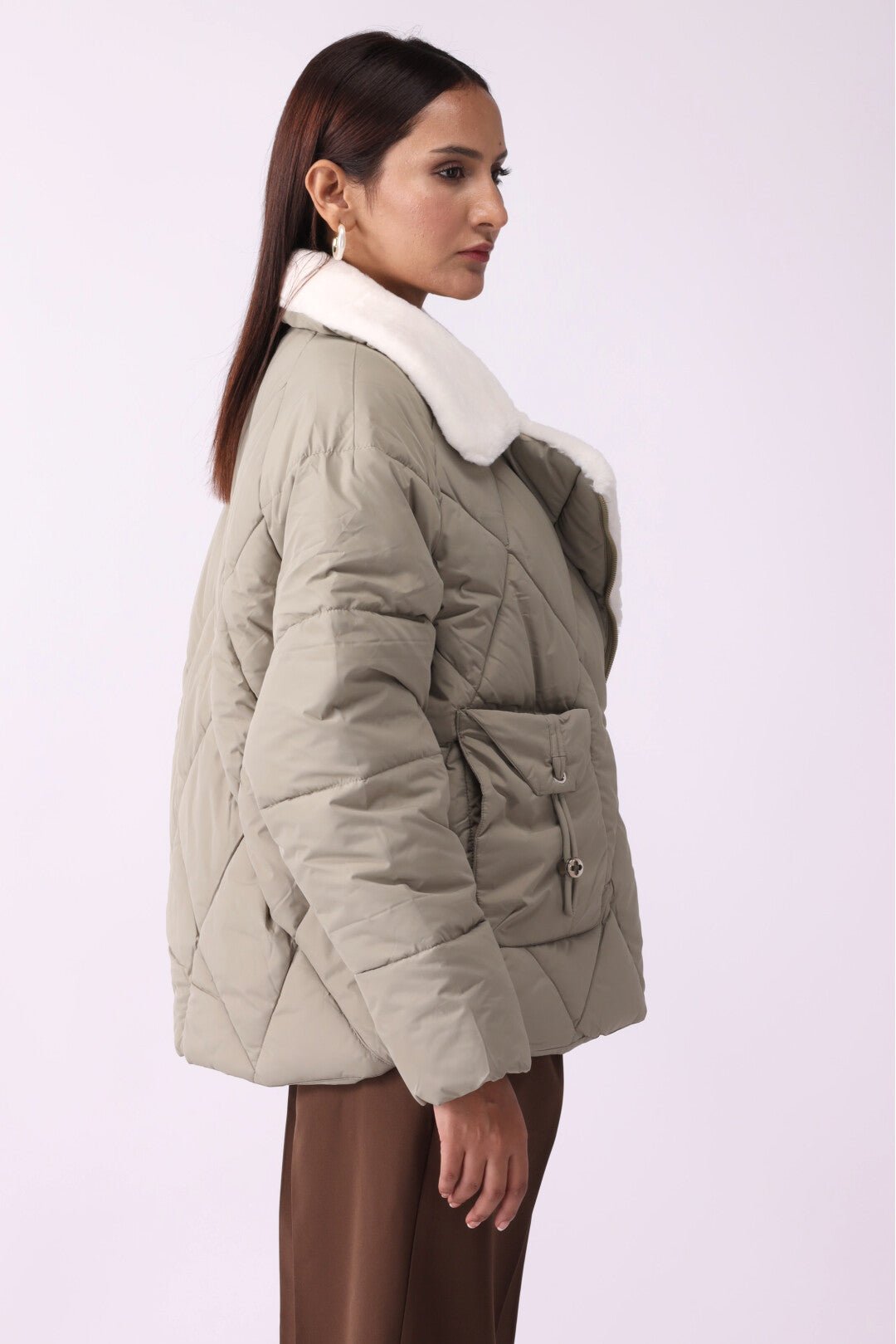 Women Puffer Jacket - Negative Apparel