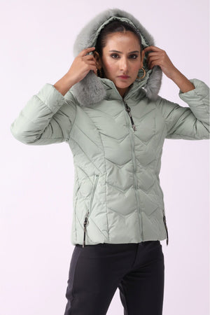 Women Puffer Jacket - Negative Apparel