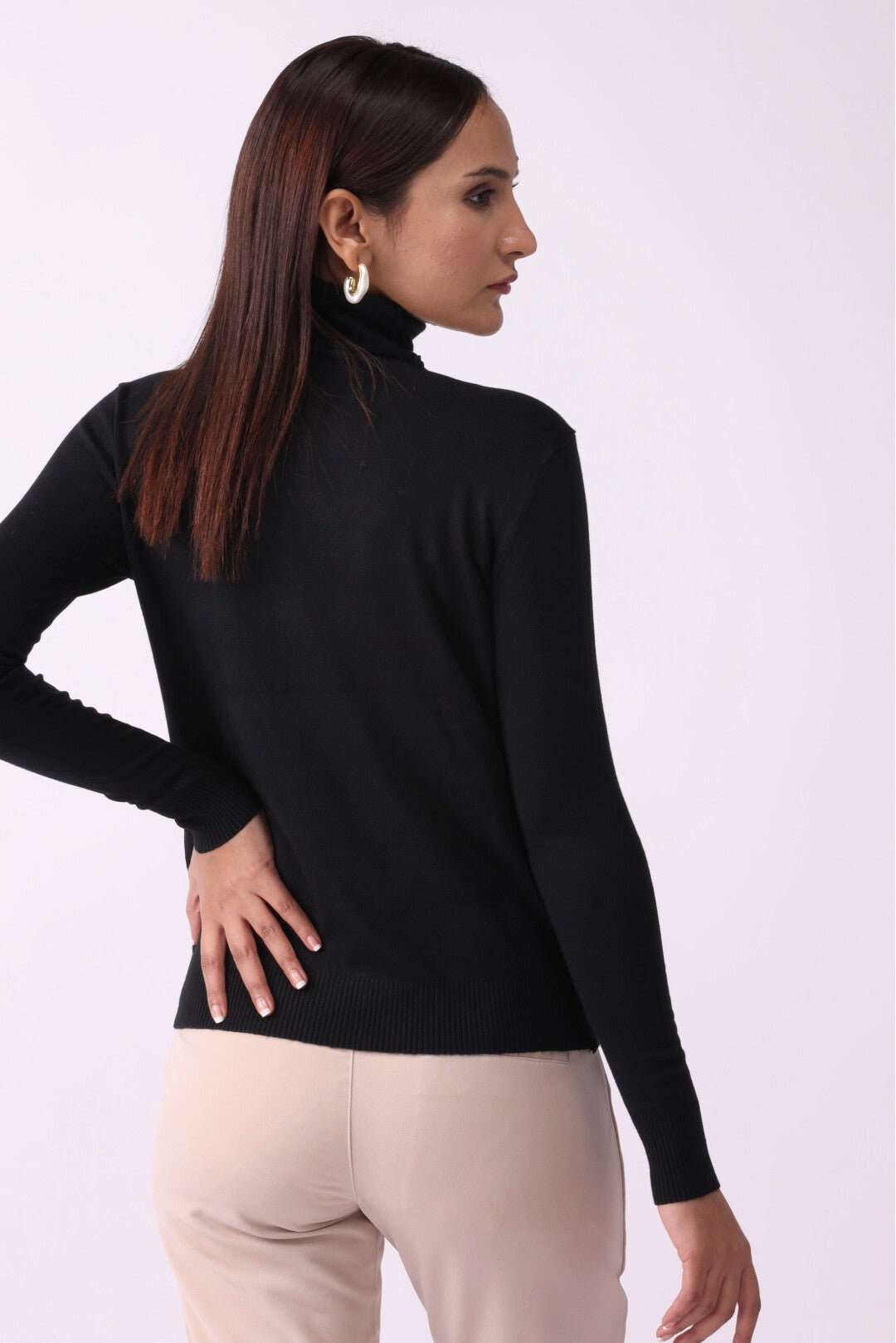 Women Turtle Neck Shirt - Negative Apparel